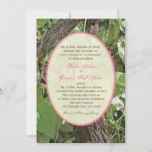 Invitation Mariage campagnard des bois (Devant)