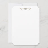 Invitation Mariage campagnard Floral Boho Rustique Grange Boi (Dos)