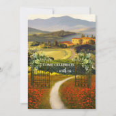 Invitation Mariage campagnard italien moderne Boho (Devant)