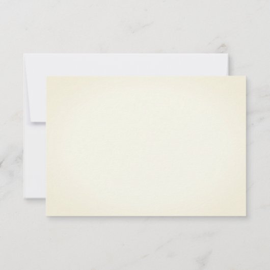 Invitation Mariage campagnard patiné Grange Merci Note (Dos)