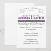 Invitation Mariage campagnard russe (Devant / Derrière)