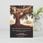 Invitation Mariage campagnard rustique (Debout devant)