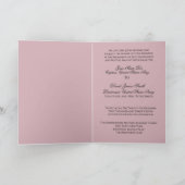 Invitation Mariage catholique de la Sainte Eucharistie (Intérieur)