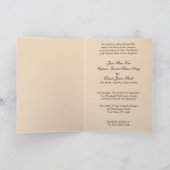 Invitation Mariage Catholique de l'Épouse de l'Armée (Intérieur)
