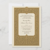 Invitation Mariage catholique de masse (Devant)