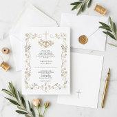 Invitation Mariage Catholique Espagnol Messe Nuptiale