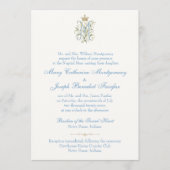 Invitation Mariage Catholique Monogramme Mess Nuptiale (Devant)