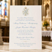 Mariage Catholique Monogramme Mess Nuptiale