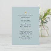 Invitation Mariage catholique sage Messe de noces (Debout devant)