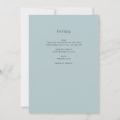 Invitation Mariage catholique sage Messe de noces (Dos)