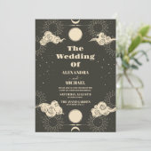Invitation Mariage céleste Boho Tarot Star  (Debout devant)