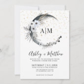 Invitation Mariage céleste de la lune (Devant)