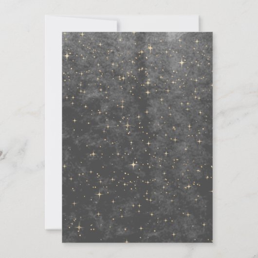 Invitation Mariage céleste de la lune (Dos)