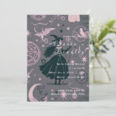 Invitation Mariage céleste de sorcière mystique (Debout devant)