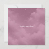 Invitation Mariage céleste de Stardust (Dos)