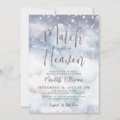 Invitation Mariage Céleste : Fête de Fiançailles (Devant)