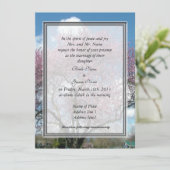 Invitation mariage, cerise d'invitation du parent de la marié (Debout devant)