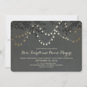 Invitation Mariage Chalkboard Gold Foil (Devant)