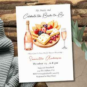 Invitation Mariage Champagne & Charcuterie S'oxygéner, Grigno