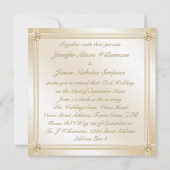 Invitation Mariage Champagne d'or pâle pour lunettes et saphi (Dos)