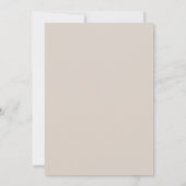 Invitation Mariage Champagne Feuillage Mousse de Mer Eucalypt (Dos)