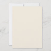 Invitation Mariage Champagne Renoncule Eucalyptus (Dos)