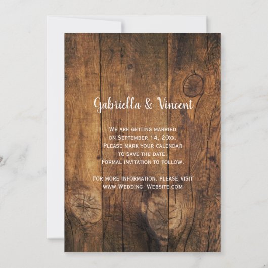 Invitation Mariage Champêtre au Pot Mason "Daisy" Enregistrez (Dos)