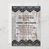 Invitation Mariage champêtre corset steampunk enterrement de (Dos)