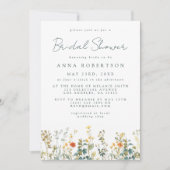 Invitation Mariage Champêtre de Fleurs Sauvages (Devant)