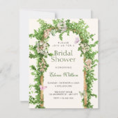 Invitation Mariage champêtre de la mariée (Devant)