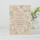Invitation Mariage Champêtre de Pêcherie (Debout devant)
