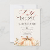 Invitation Mariage Champêtre de Rentrée avec Code QR de Citro (Devant)