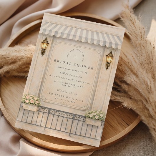 Invitation Mariage champêtre fleuri de style rétro