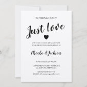 Invitation Mariage Champêtre Kraft Élopement Fête Décontracté (Devant)