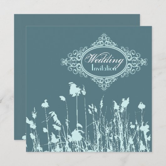 Invitation mariage champêtre occidental rustique en plein air (Devant / Derrière)