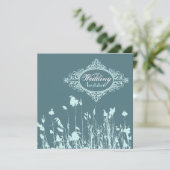 Invitation mariage champêtre occidental rustique en plein air (Debout devant)