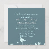 Invitation mariage champêtre occidental rustique en plein air (Dos)