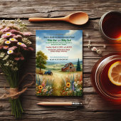 Invitation Mariage champêtre rustique Redneck