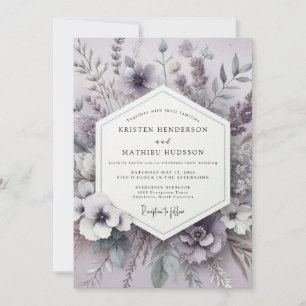 Invitation Mariage Champêtre Sérénité de Heather