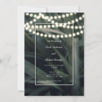 Mariage Champêtre Vert Printemps Herbe Feuilles &