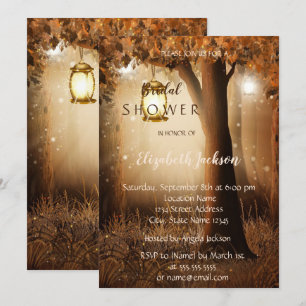 Invitation Mariage champêtre vintage sous les arbres
