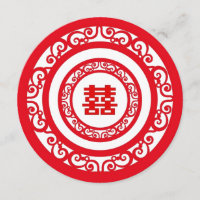 Mariage chanceux chinois de bonheur de double de