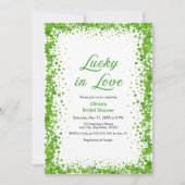 Invitation Mariage chanceux de la Saint-Patrick Shower (Devant)