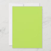 Invitation Mariage Chartreuse Citron Orange Eucalyptus (Dos)