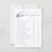 Invitation Mariage chaussure Dusty Blue Fête des mariées cart (Devant)