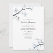 Invitation Mariage Cherry Blossoms (Devant)