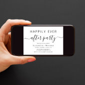 Invitation Mariage chic après la fête