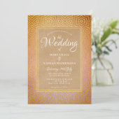 Invitation Mariage chic dans le désert marocain (Debout devant)