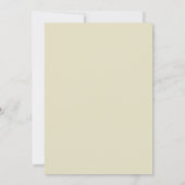 Invitation Mariage Chic du Petit Ami (Dos)