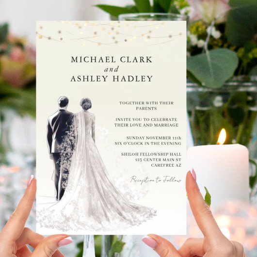 Invitation Mariage chic et élégant